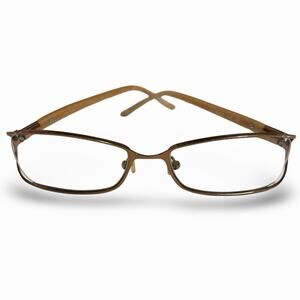 Saks Fifth Avenue‎ Women's S5A228 Eyeglass Frame Designer Full Wrap Rim Metal